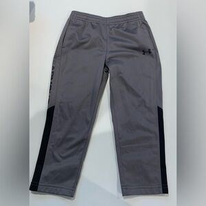 6/$20 Toddler Under Armour Charcoal and Black Track Pants